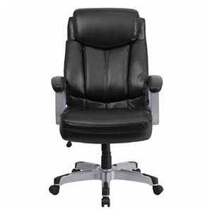 HERCULES Series Rated Black Leather Executive Swivel Chair with Arms Review